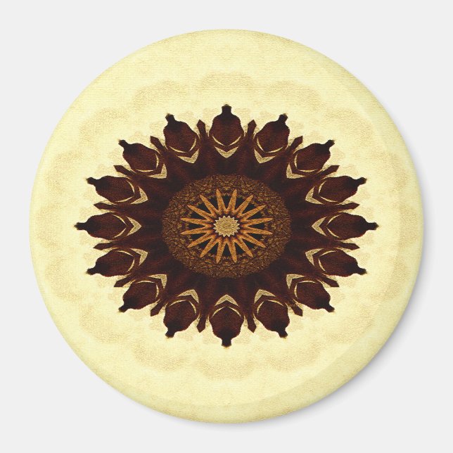 Fall Flower Mandala...... Magnet (Front)