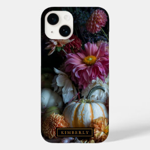 Fall Flowers and Pumkins iPhone Case