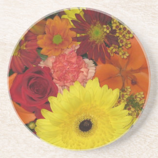 Fall Flowers Coaster