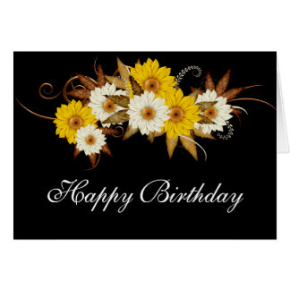 Fall Happy Birthday Greeting Cards | Zazzle