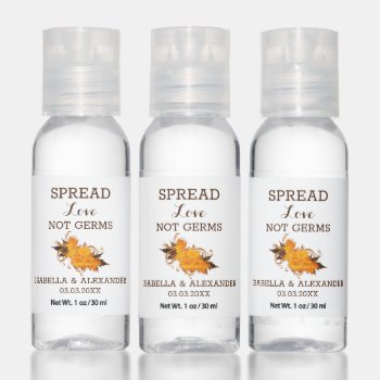 Fall Flowers Hand Sanitizer by gogaonzazzle at Zazzle
