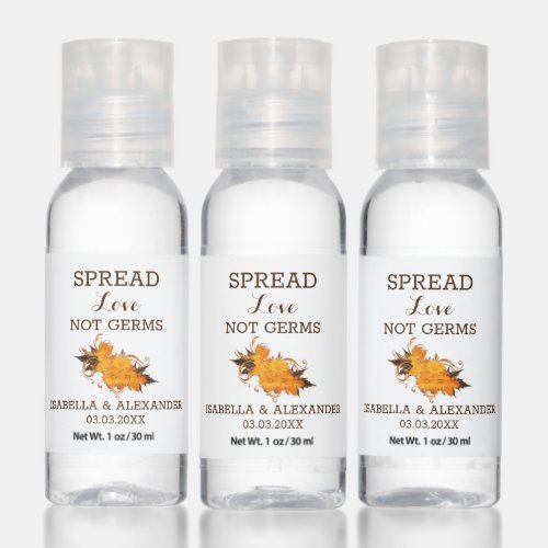 Fall Flowers Hand Sanitizer