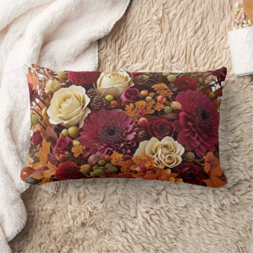 Fall Flowers Pillow