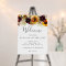 Fall Flowers Welcome to Our Wedding Sign