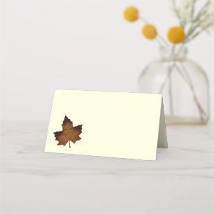 Fall Folded Place Cards