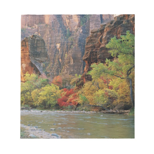 Fall foliage along Virgin River near gateway to Notepad (Front)