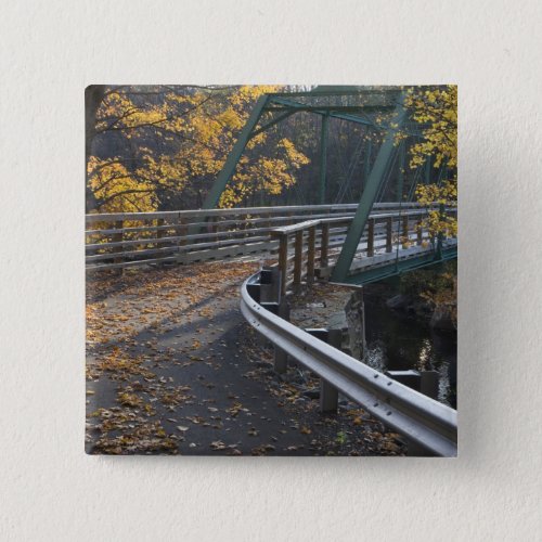 Fall foliage and a bridge over the Millers Button