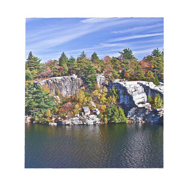 Fall Foliage around Lake Minnewaska Notepad (Front)