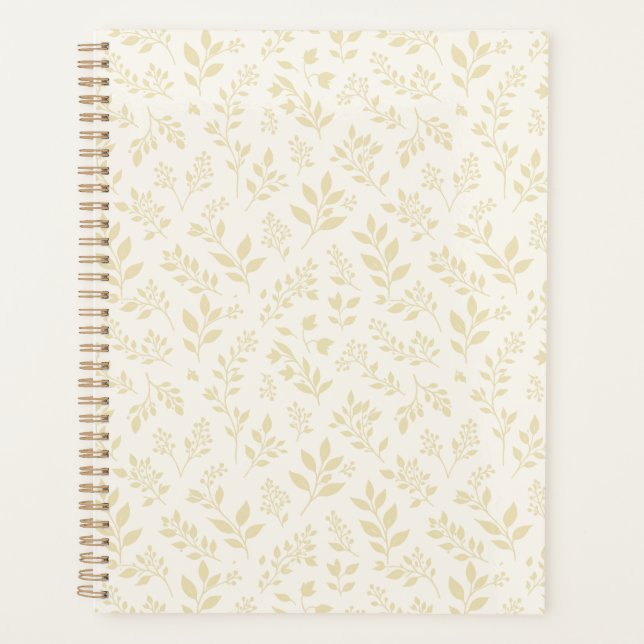 Fall Foliage Golden Wheat - Neutral Planner (Front)