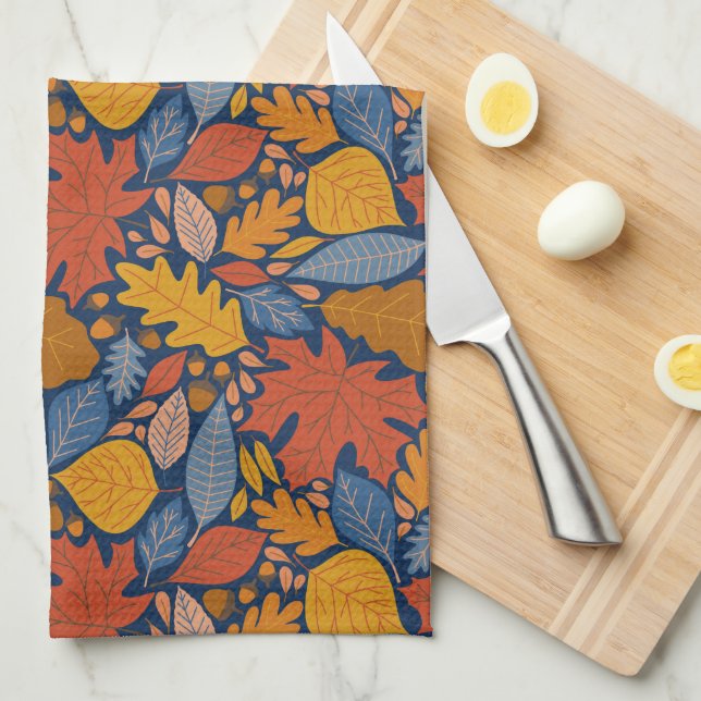 Fall Foliage Kitchen Towel (Quarter Fold)