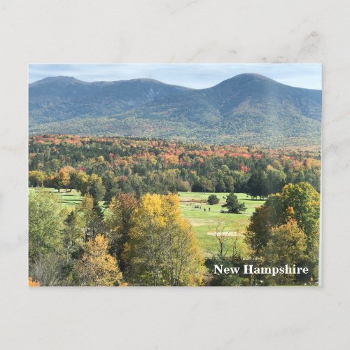 Fall Foliage  Mountains Post Card