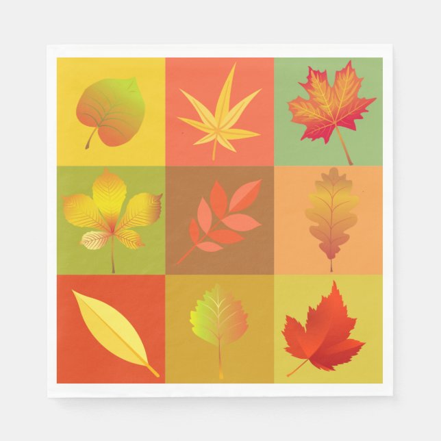 Fall Foliage Napkins (Front)