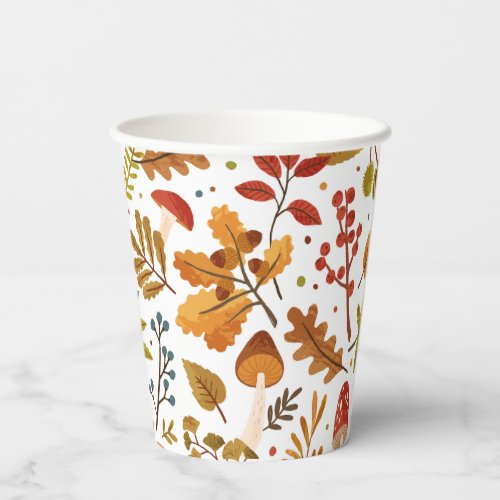Fall Foliage Paper Cup