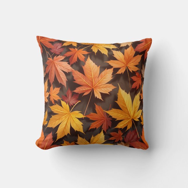 Fall foliage pillows cushion (Front)
