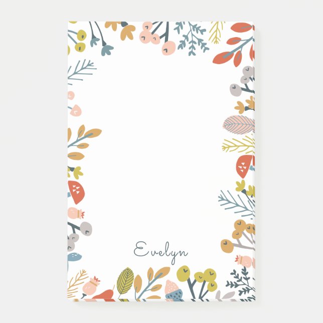 Fall Foliage Post-it Notes (Front)