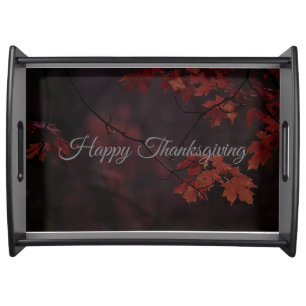 Fall Foliage Serving Tray
