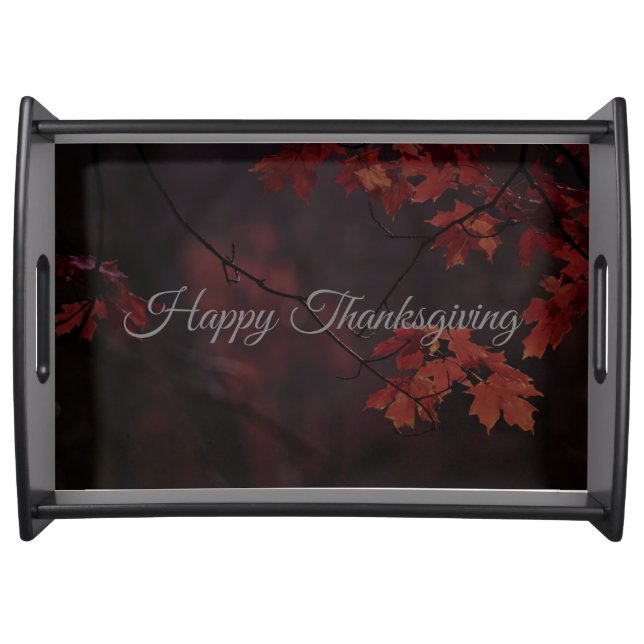 Fall Foliage Serving Tray (Front)