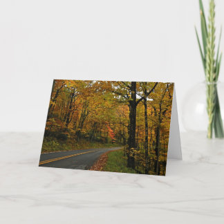 Fall Foliage Thanksgiving Card