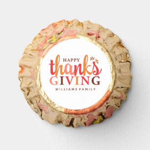 Fall Foliage Thanksgiving Celebration Reese's Peanut Butter Cups