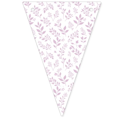 Fall Foliage Warm Lilac - Neutral Bunting Flags