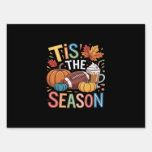 Fall Football Autumn Pumpkin Coffee Lover Sign