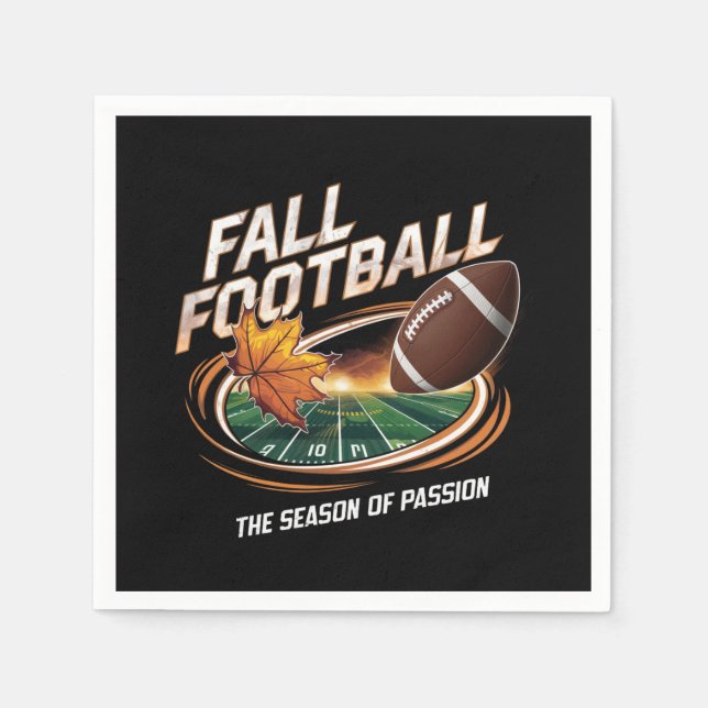 fall football napkins (Front)