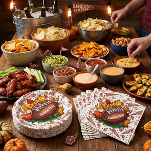 Fall Football Season Paper Napkins