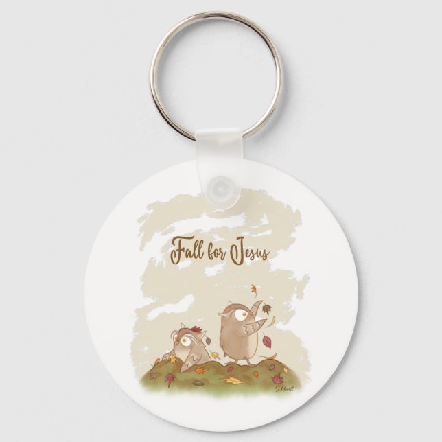 Fall for Jesus Key Chain (Front)