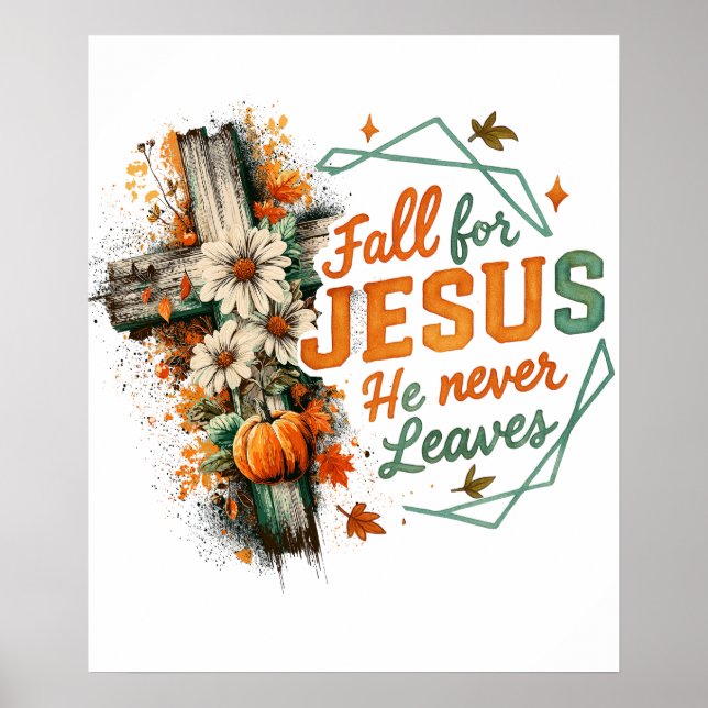 Fall For Jesus....  Poster (Front)