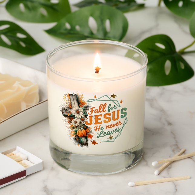 Fall For Jesus....  Scented Candle (Lit)