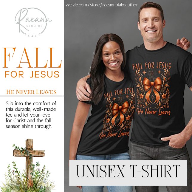 Fall for Jesus Unisex T-Shirt (Creator Uploaded)