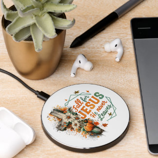 Fall For Jesus.... Wireless Charger