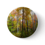 Fall Forest I Autumn Landscape Photography Button