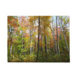 Fall Forest I Autumn Landscape Photography Doormat