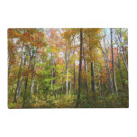 Fall Forest I Autumn Landscape Photography Placemat