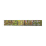 Fall Forest I Autumn Landscape Photography Wrap Around Label
