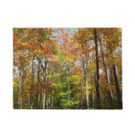 Fall Forest II Autumn Landscape Photography Doormat