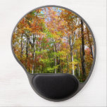 Fall Forest II Autumn Landscape Photography Gel Mouse Pad