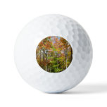 Fall Forest II Autumn Landscape Photography Golf Balls