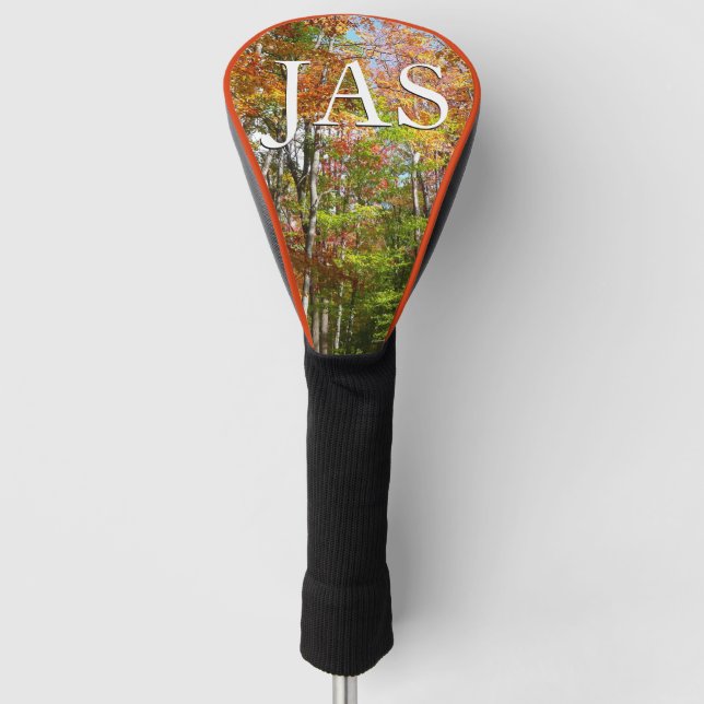 Fall Forest II Autumn Landscape Photography Golf Head Cover (Front)