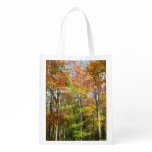Fall Forest II Autumn Landscape Photography Grocery Bag