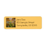 Fall Forest II Autumn Landscape Photography Label