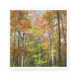 Fall Forest II Autumn Landscape Photography Napkins