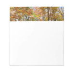 Fall Forest II Autumn Landscape Photography Notepad