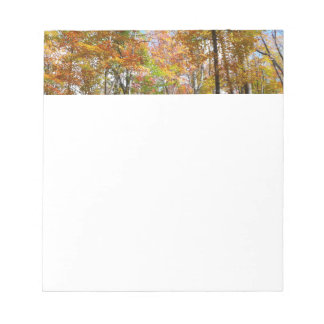 Fall Forest II Autumn Landscape Photography Notepad