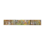 Fall Forest II Autumn Landscape Photography Wrap Around Label