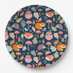 Fall/Forest Paper Plates