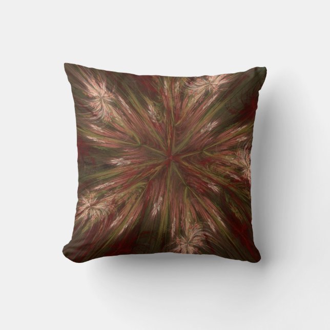 Fall Fractal Mojo Pillow (Front)