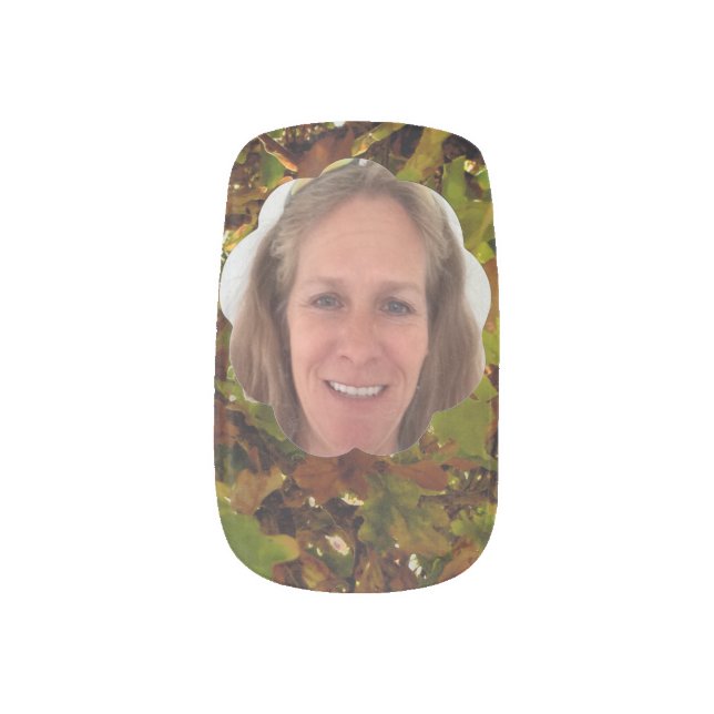 Fall Frame Minx Nail Wraps (Left Thumb)