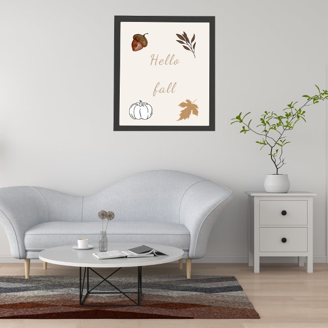 Fall Framed Wall Art – Quote Print art (Creator Uploaded)